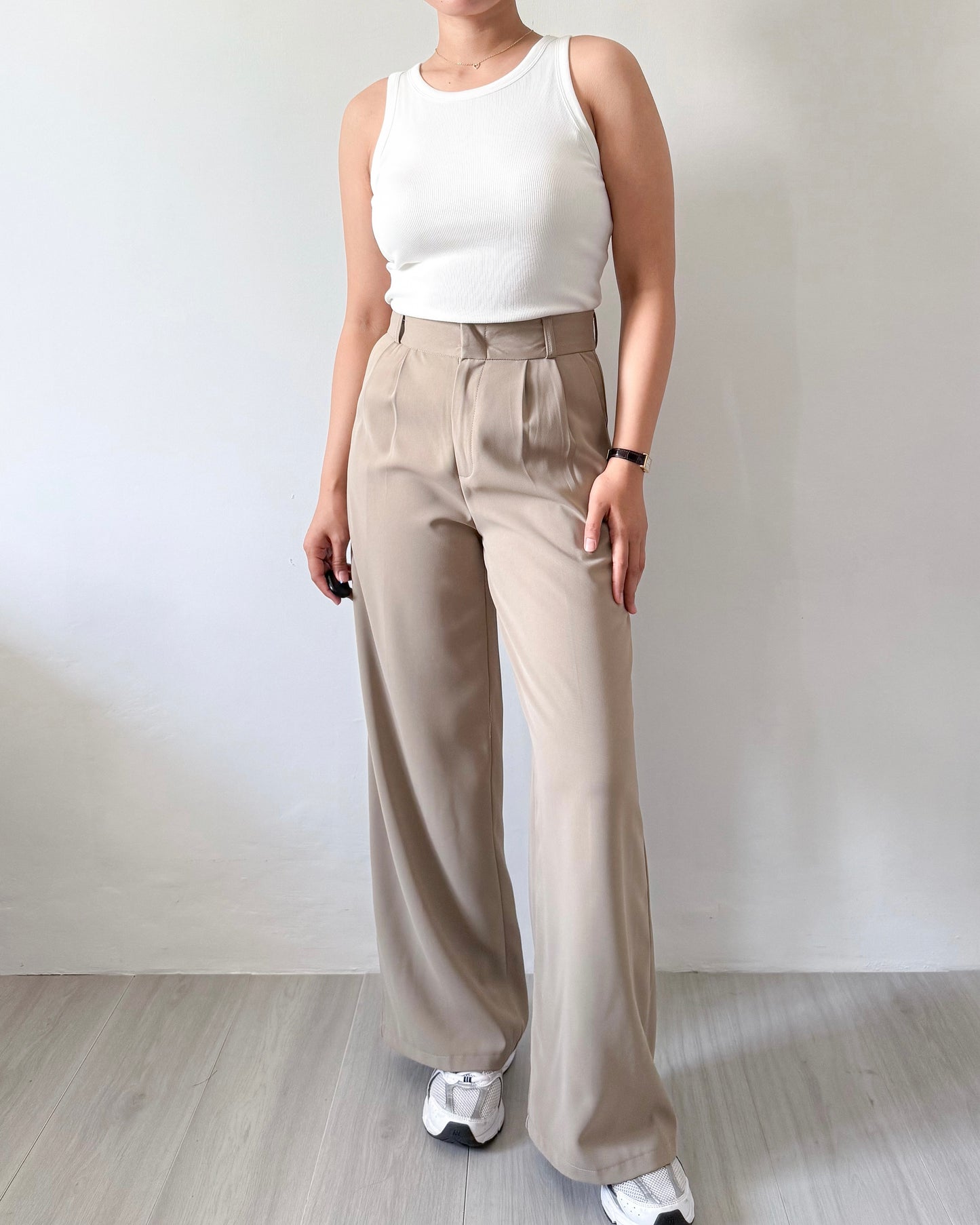 Bernice Pleated Relaxed Wide Pants
