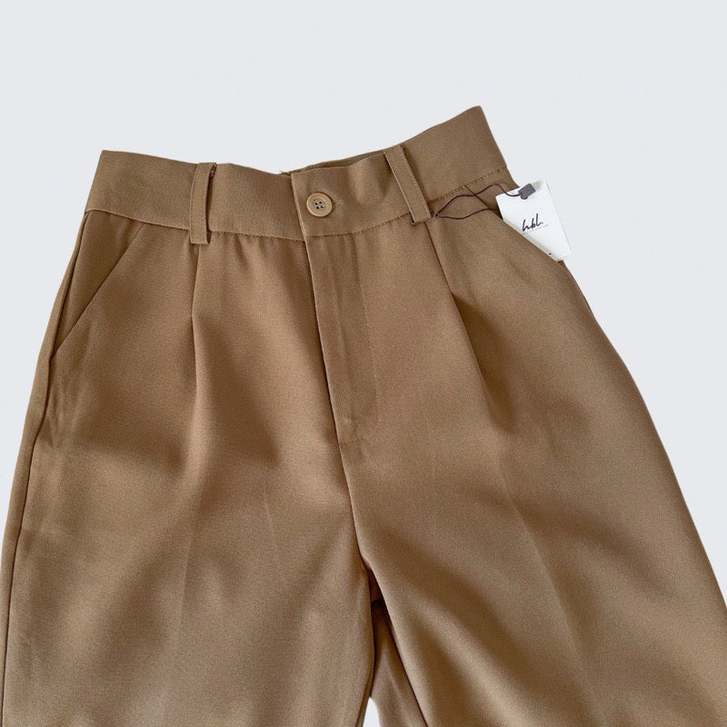 Kate Pleated Wide Tapered Pants