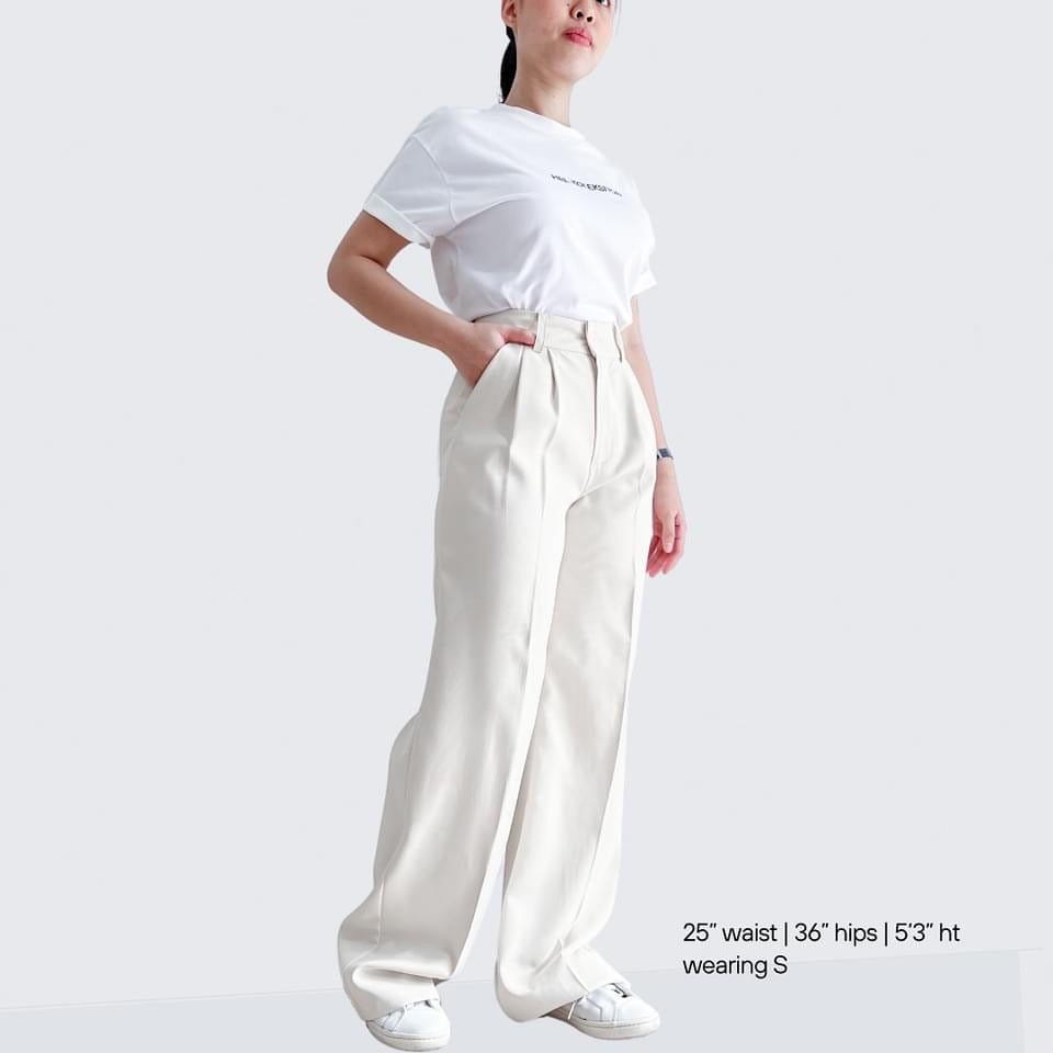 Katy Pleated Relaxed Straight Pants
