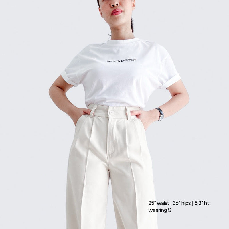Katy Pleated Relaxed Straight Pants