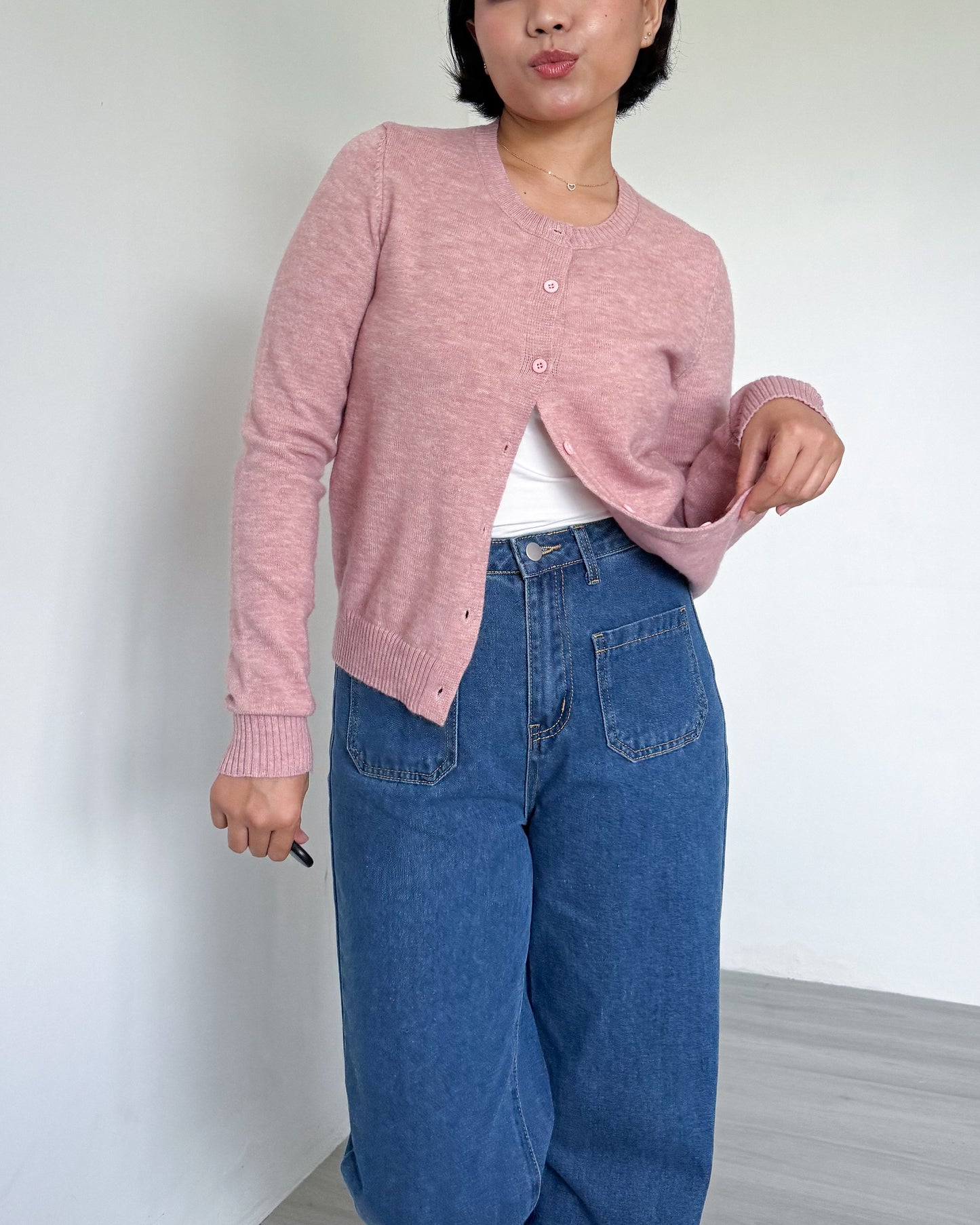 Esme Crew Neck Cardigan