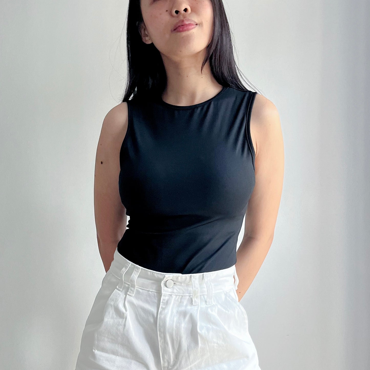 Aurora Seamless Round Neck Sleeveless Bodysuit