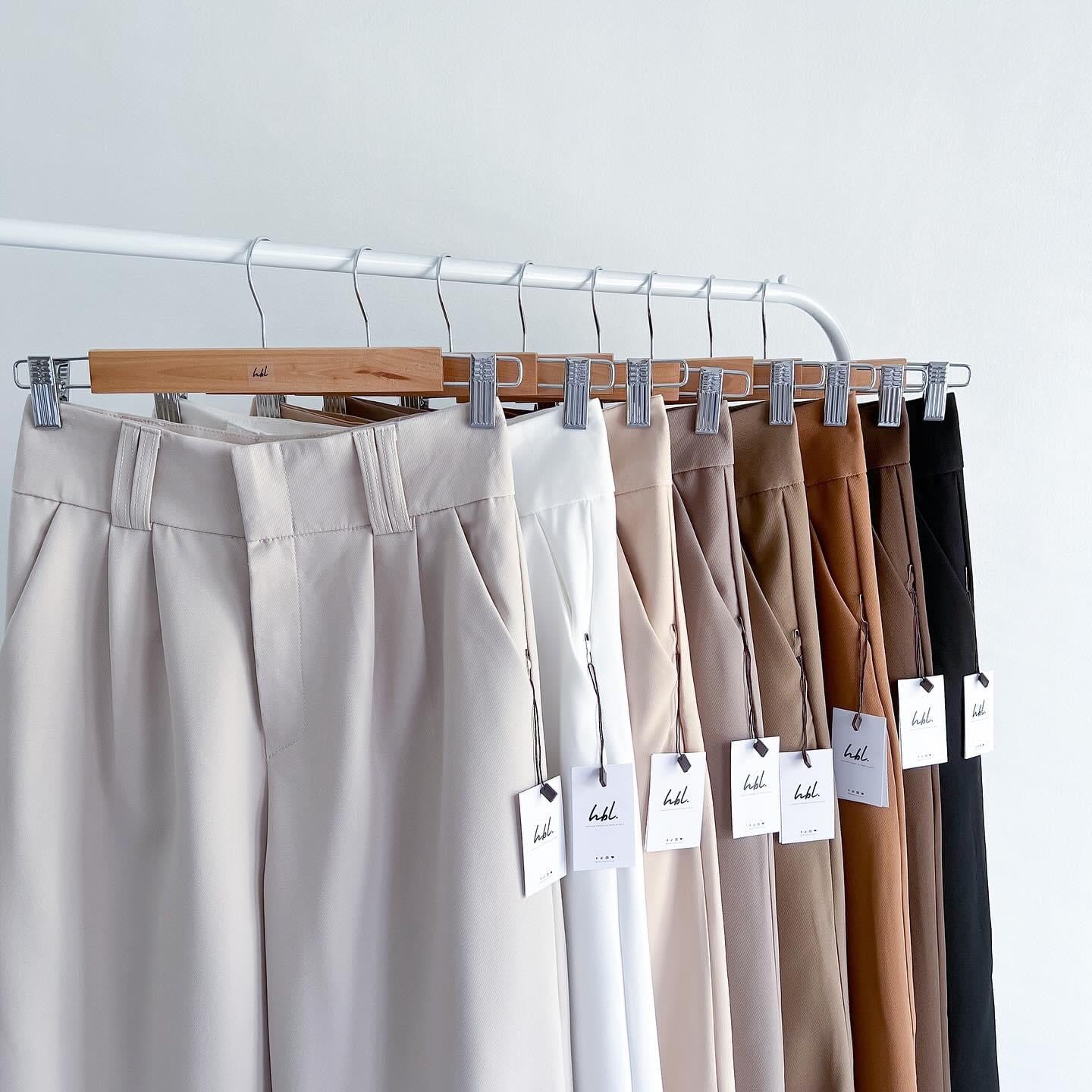 Penelope Pleated Straight Pants (Longer Length)