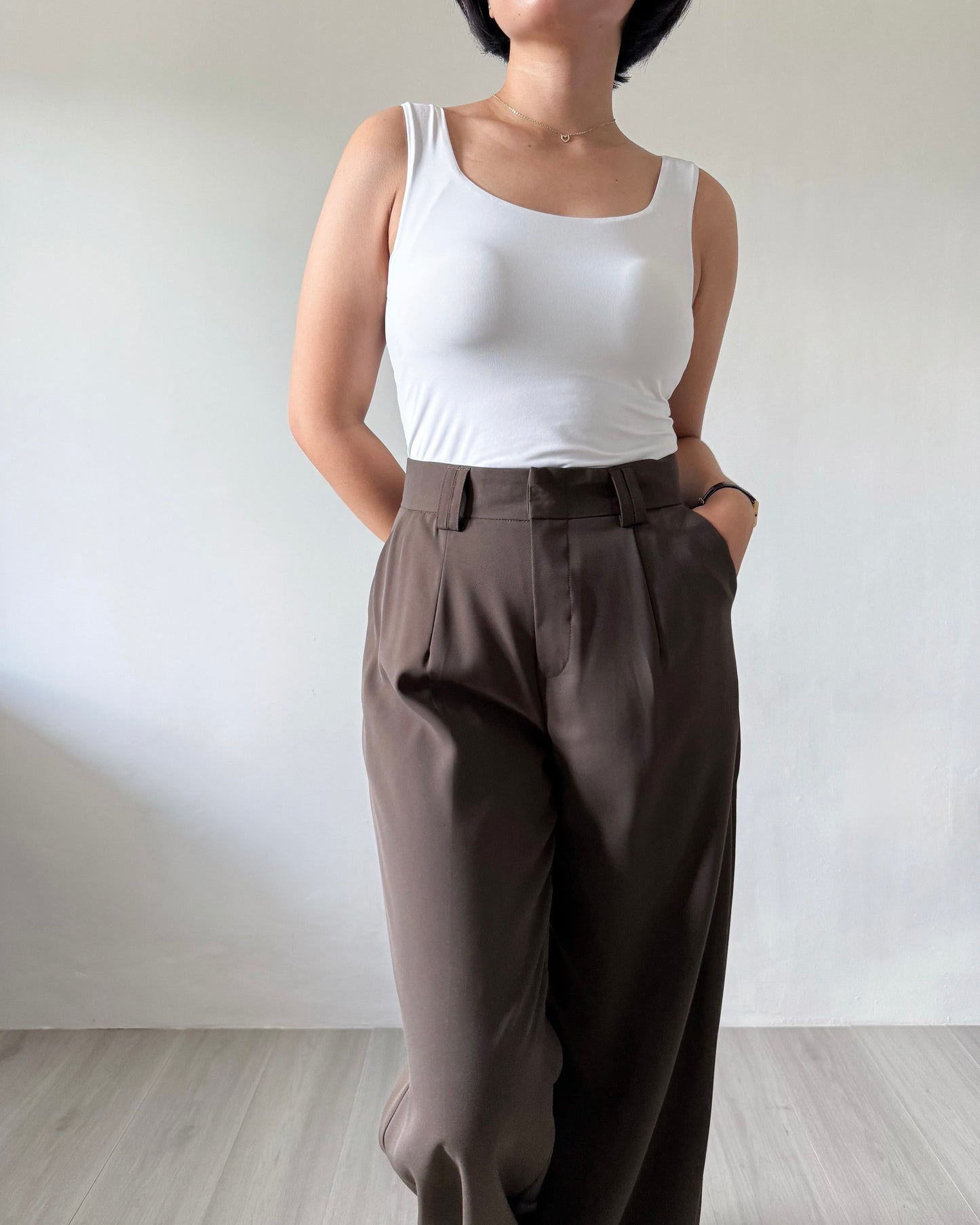 Mary Pleated Relaxed Wide Pants