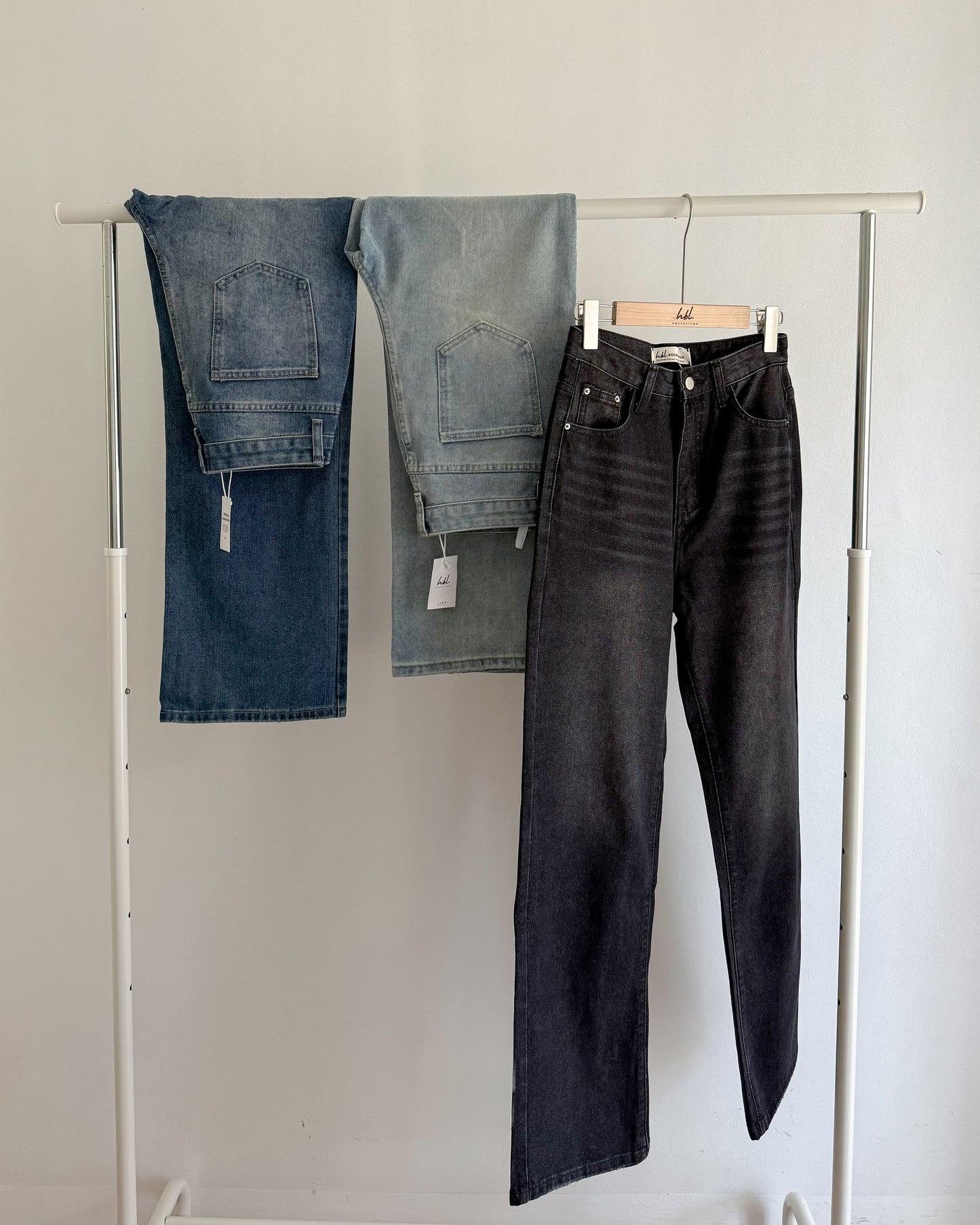Rio Hard Denim Straight Jeans
