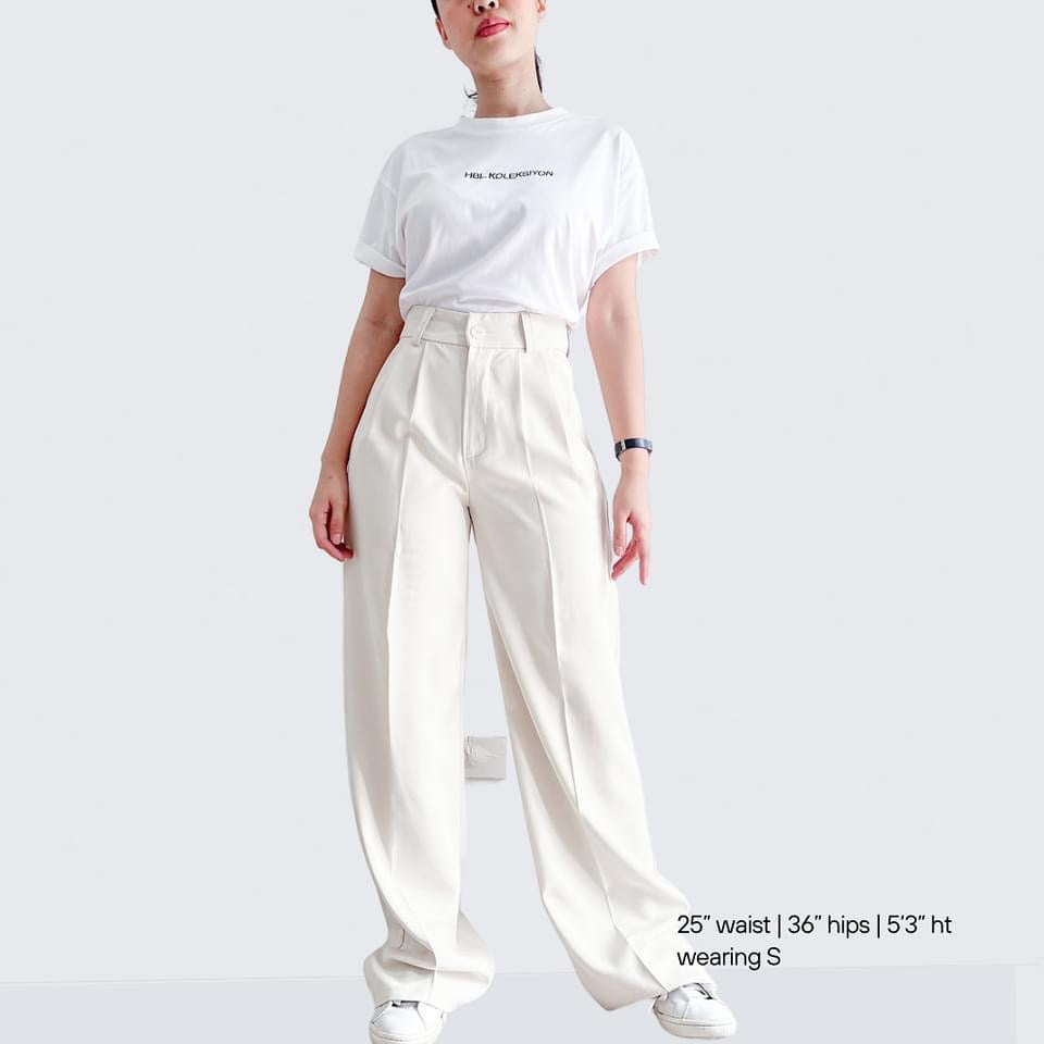 Katy Pleated Relaxed Straight Pants