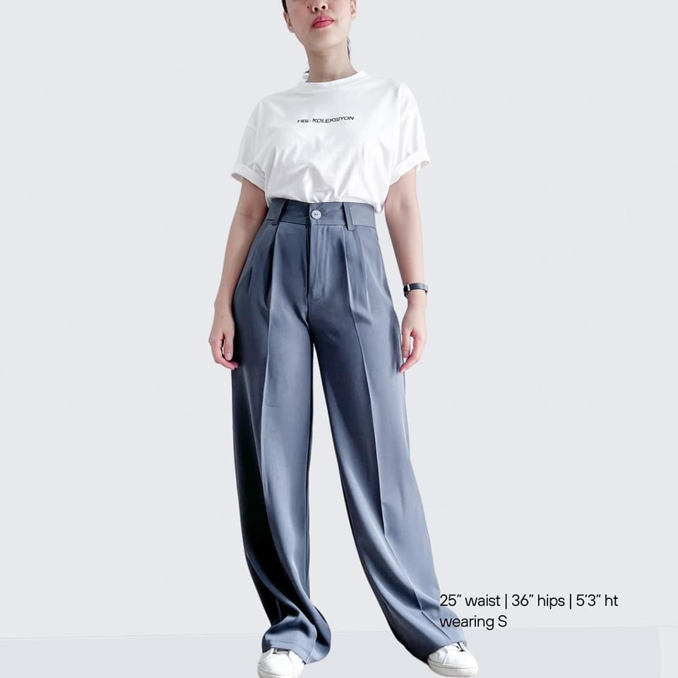 Katy Pleated Relaxed Straight Pants