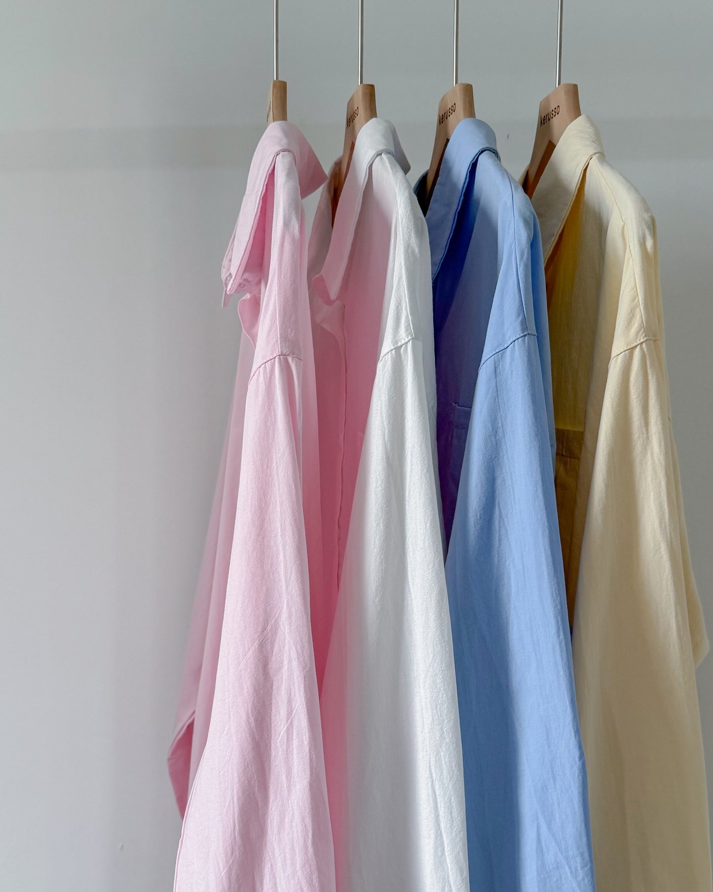 Olive Premium Cotton Linen Blend Oversized Long Sleeve Shirt