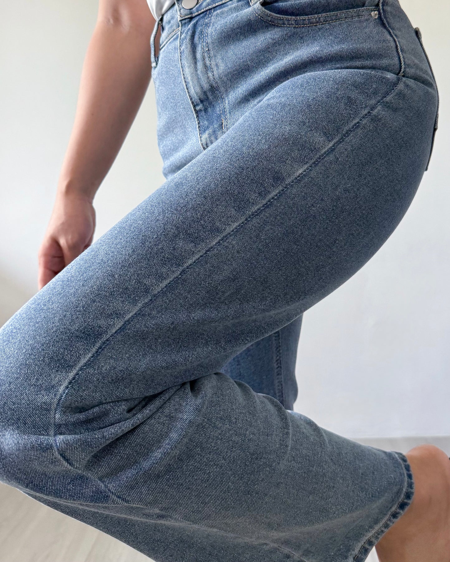 Elle Flared High Waisted Denim Jeans