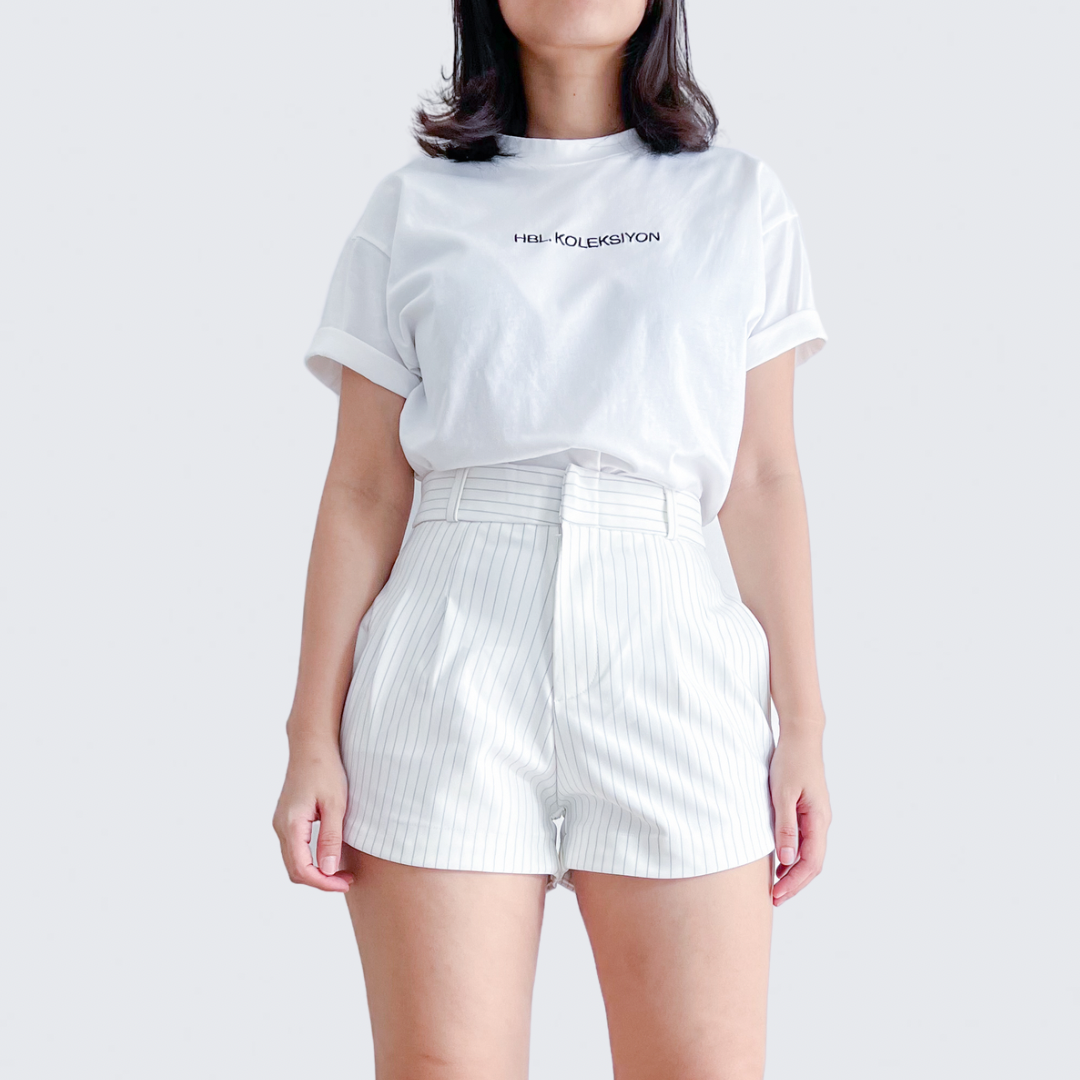 Hepburn Striped Shorts