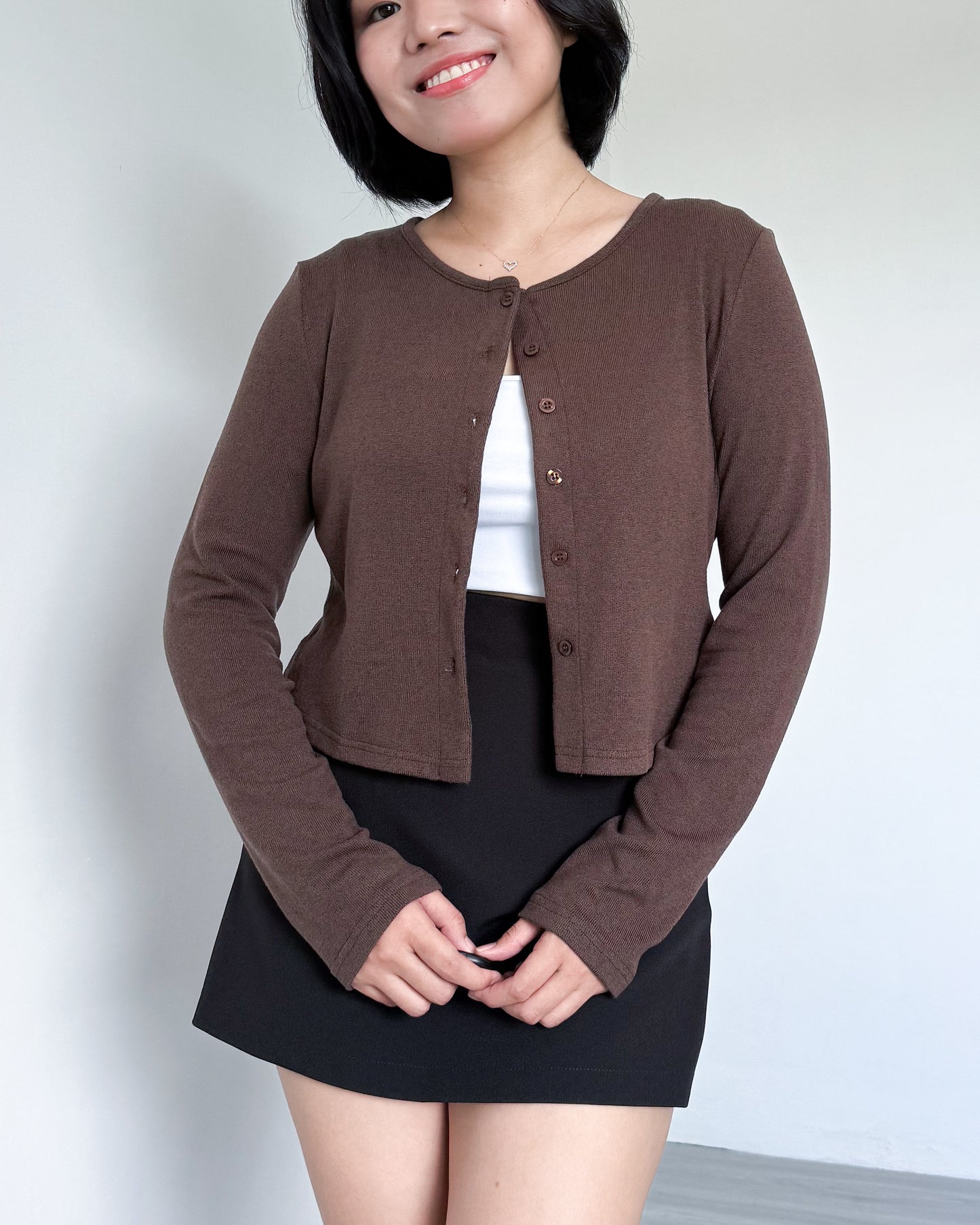 Alice Cropped Lightweight Cardigan