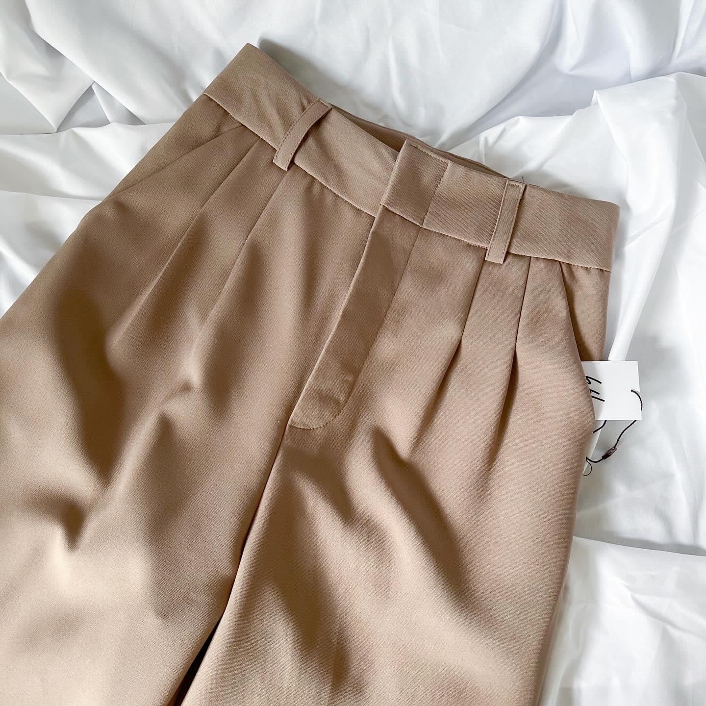 Eloise Pleated Straight Pants