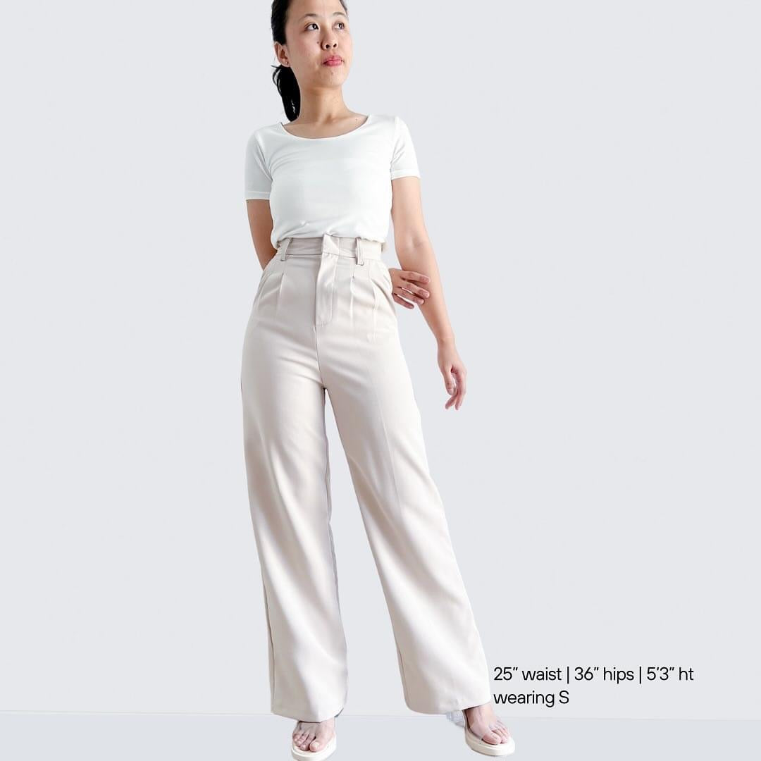 Eloise Pleated Straight Pants