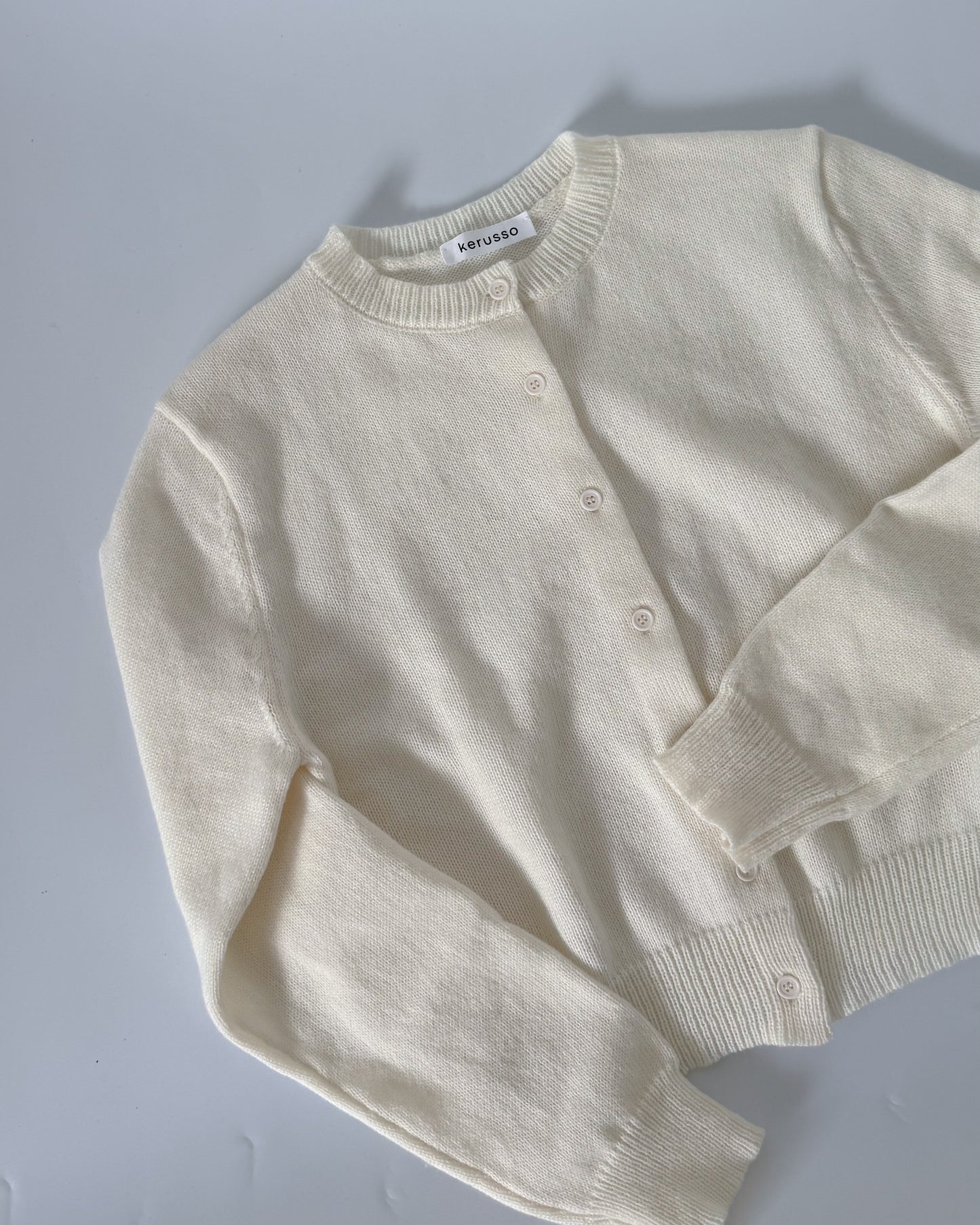 Daisy Boxy Cropped Knit Cardigan
