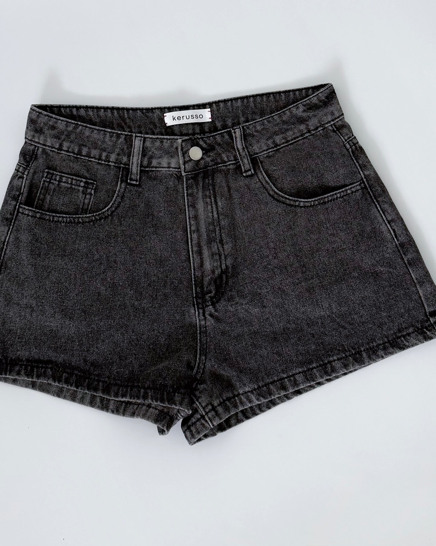 Lulu High Rise Denim Shorts
