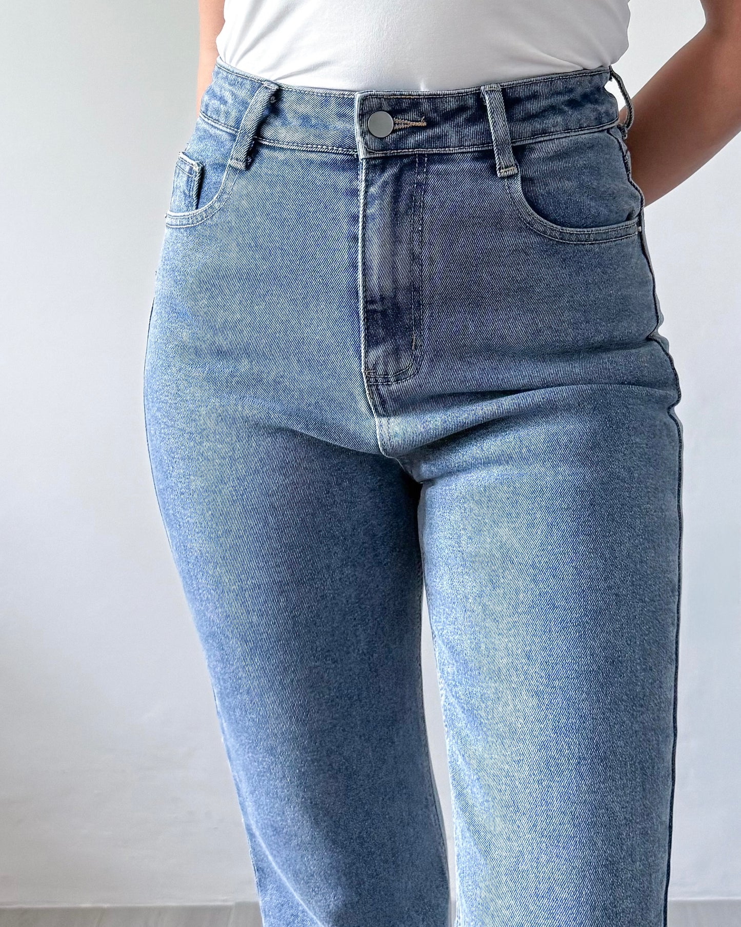 Elle Flared High Waisted Denim Jeans
