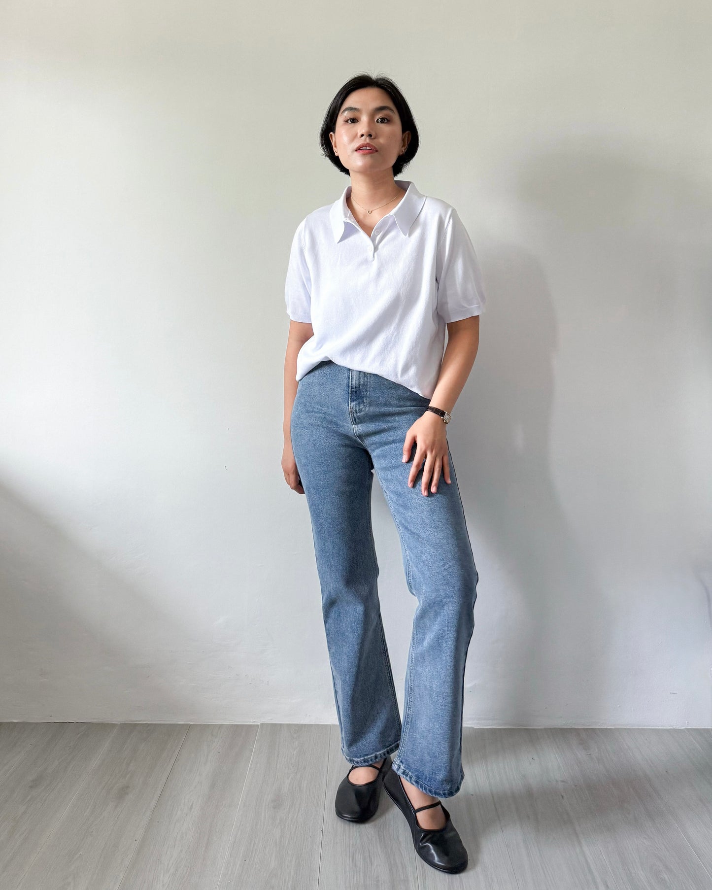 Elle Flared High Waisted Denim Jeans