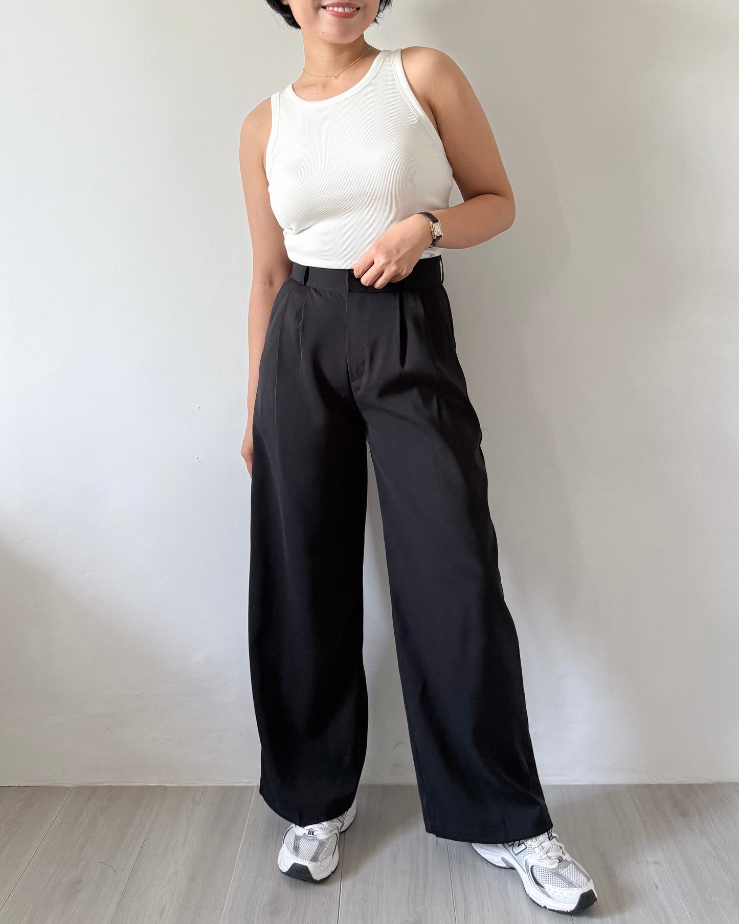 Bernice Pleated Relaxed Wide Pants