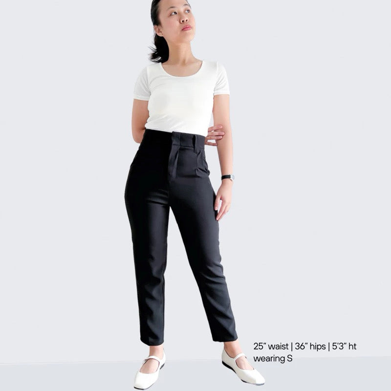 Hyacinth Tapered Cropped Pants