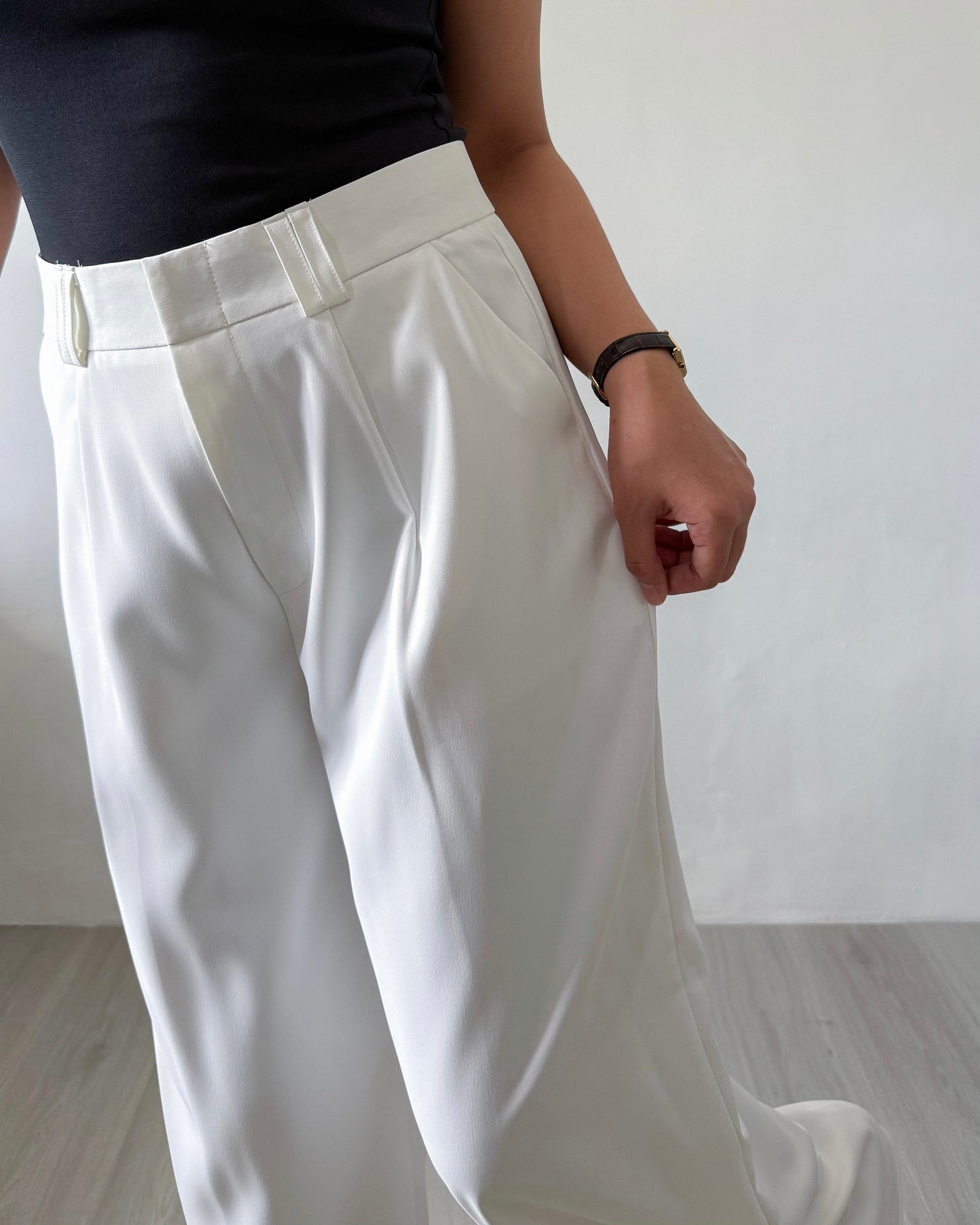 Mary Pleated Relaxed Wide Pants