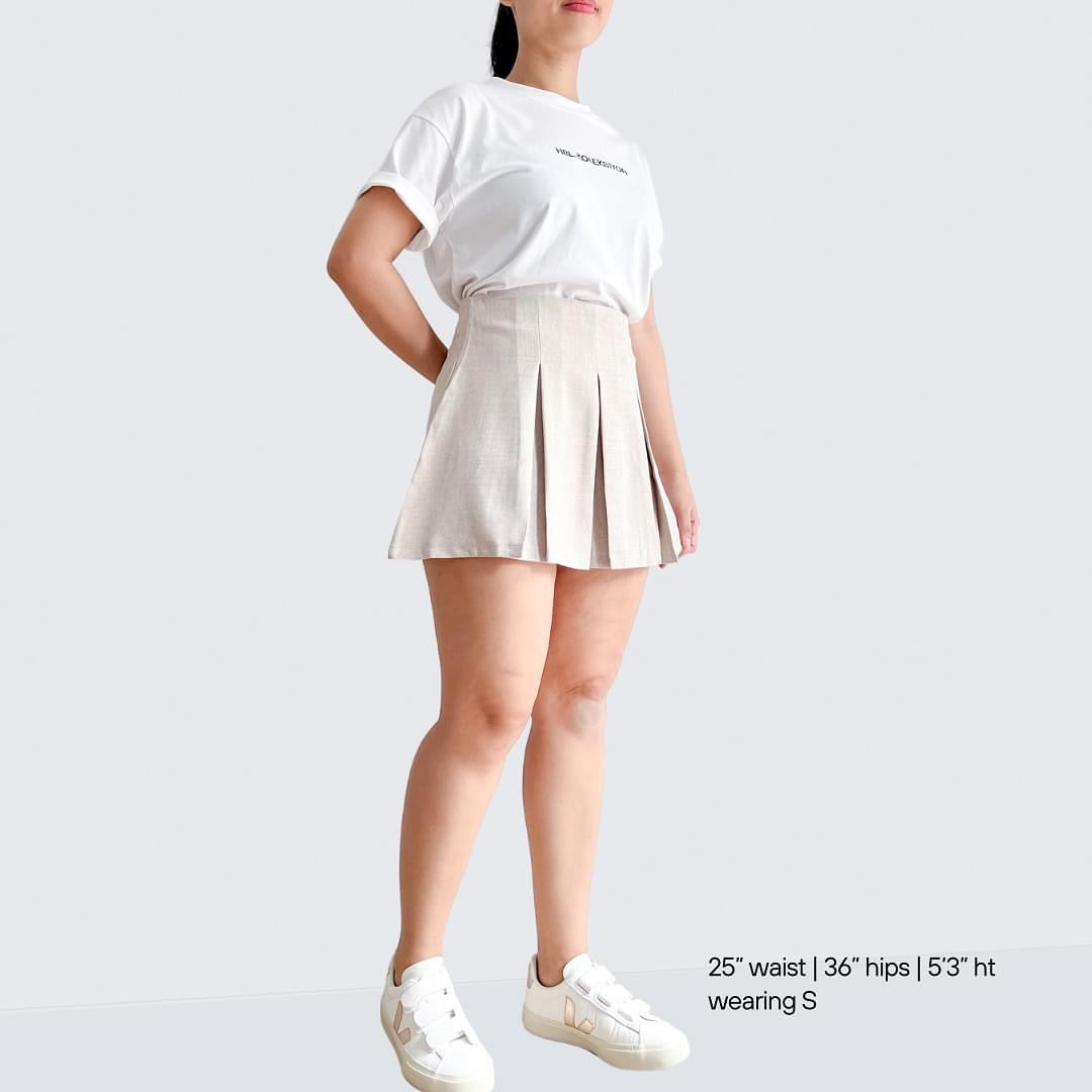 Taylor Linen Blend Skort