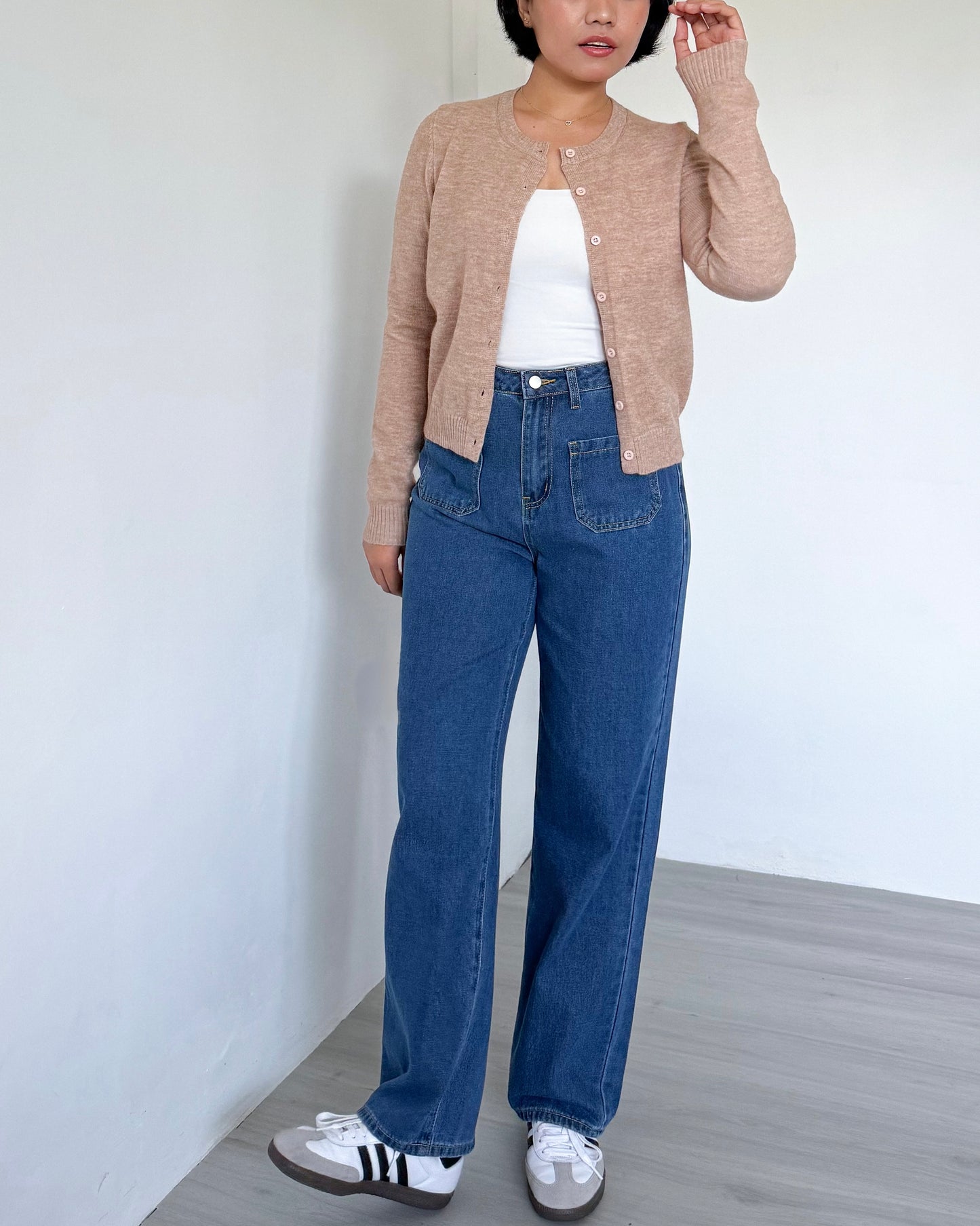 Esme Crew Neck Cardigan