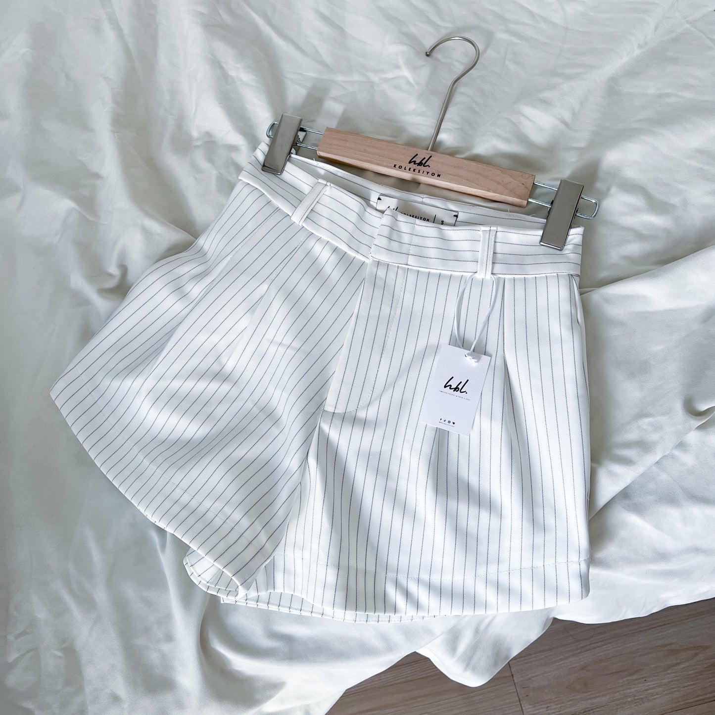 Hepburn Striped Shorts