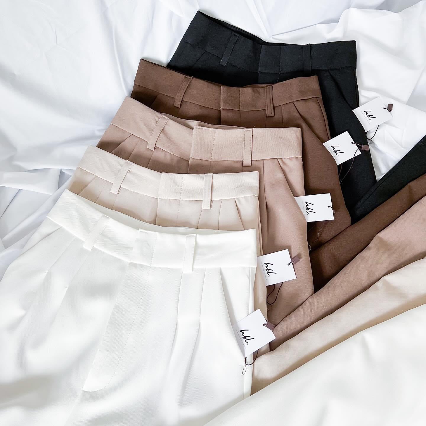 Eloise Pleated Straight Pants
