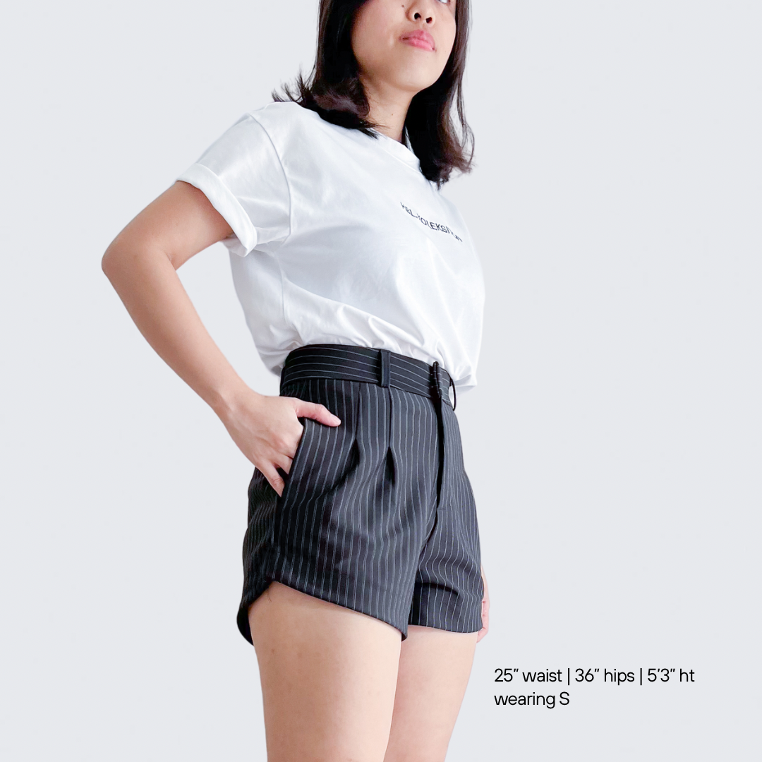 Hepburn Striped Shorts