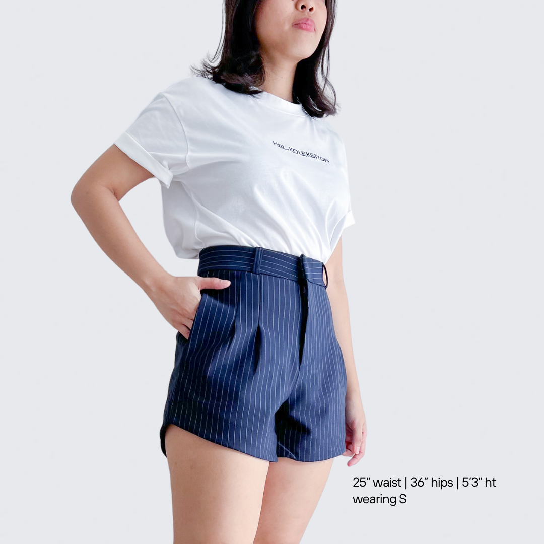 Hepburn Striped Shorts