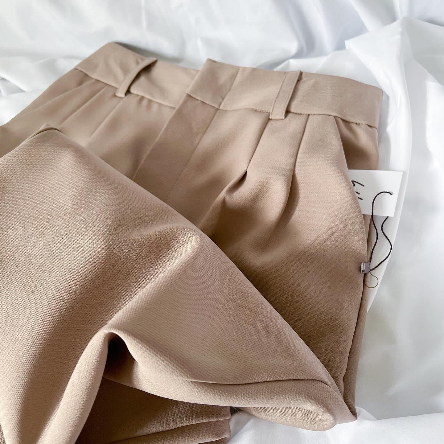 Eloise Pleated Straight Pants