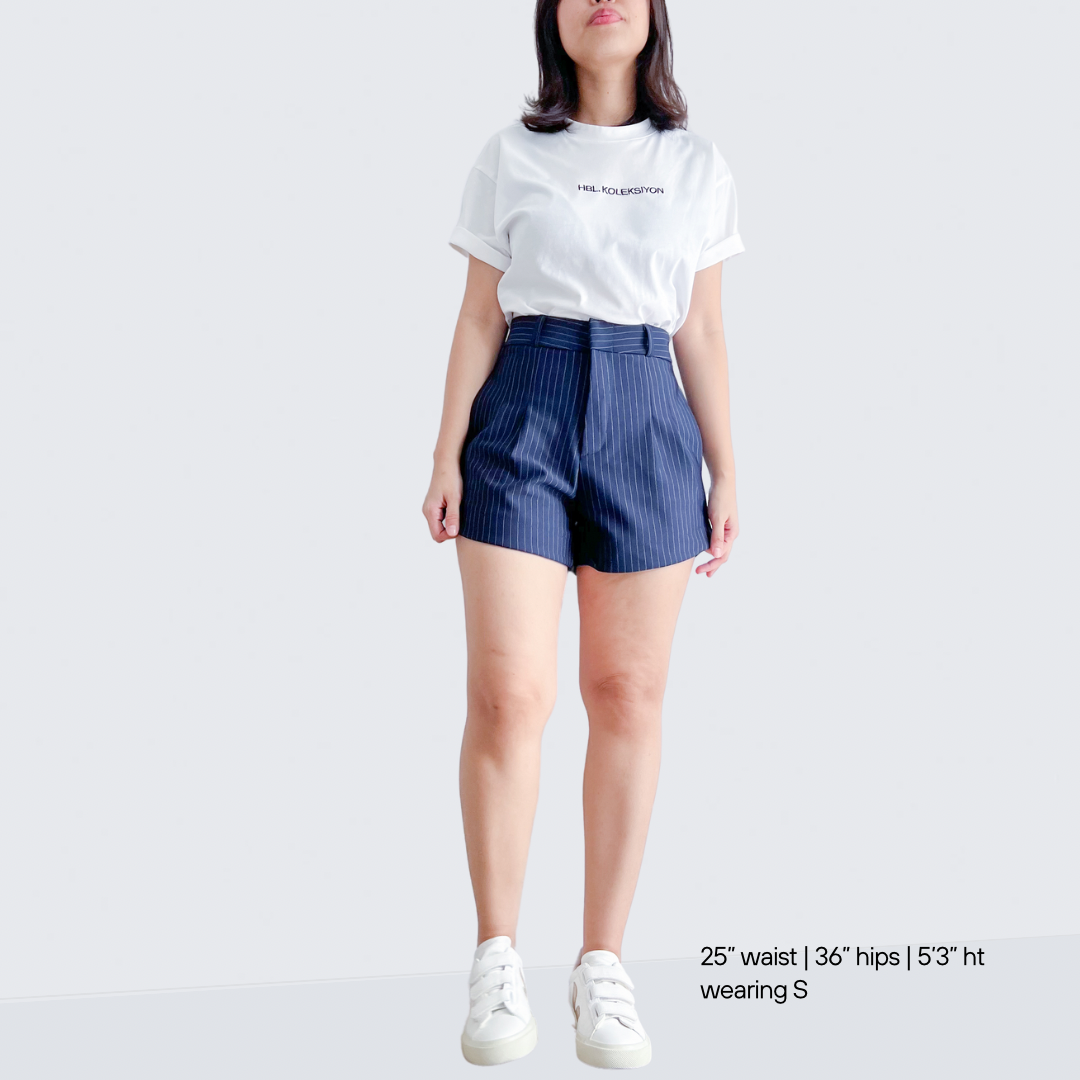 Hepburn Striped Shorts