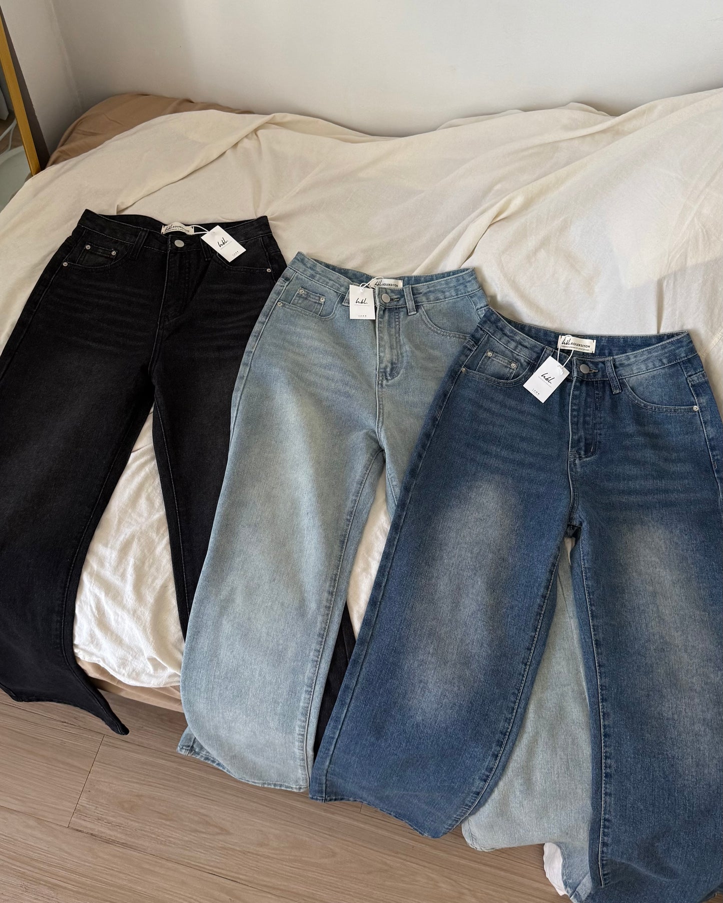Rio Hard Denim Straight Jeans