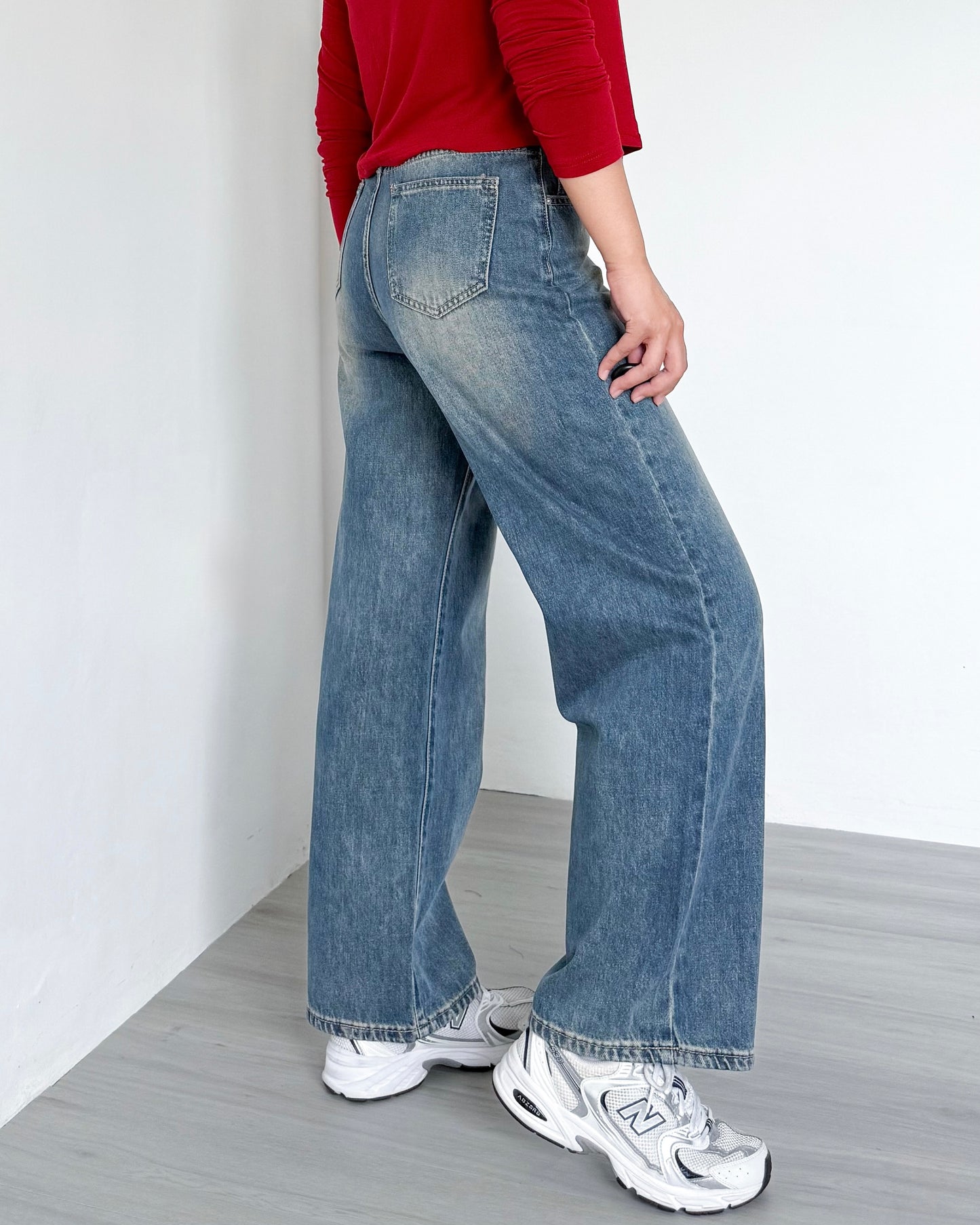 Harley Wide Straight Jeans