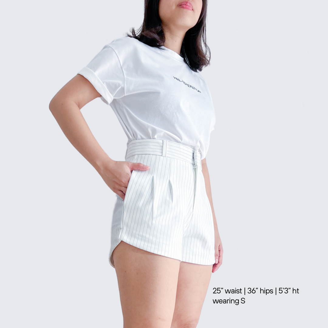 Hepburn Striped Shorts