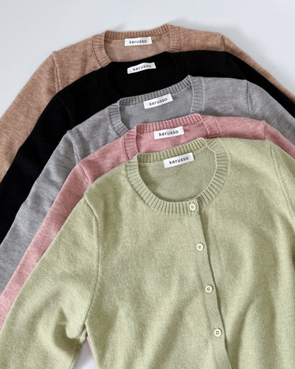 Esme Crew Neck Cardigan