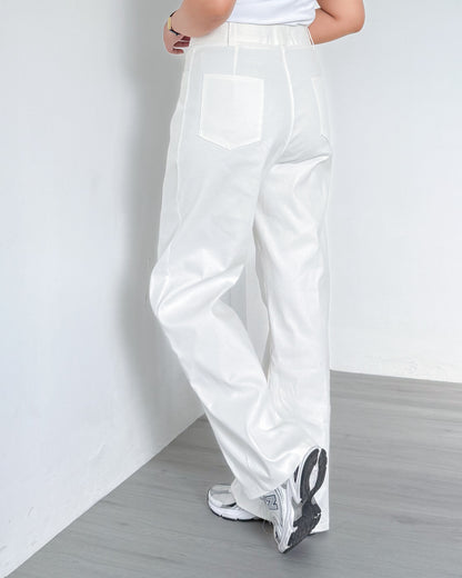 Celeste Straight Cut Structured Pants
