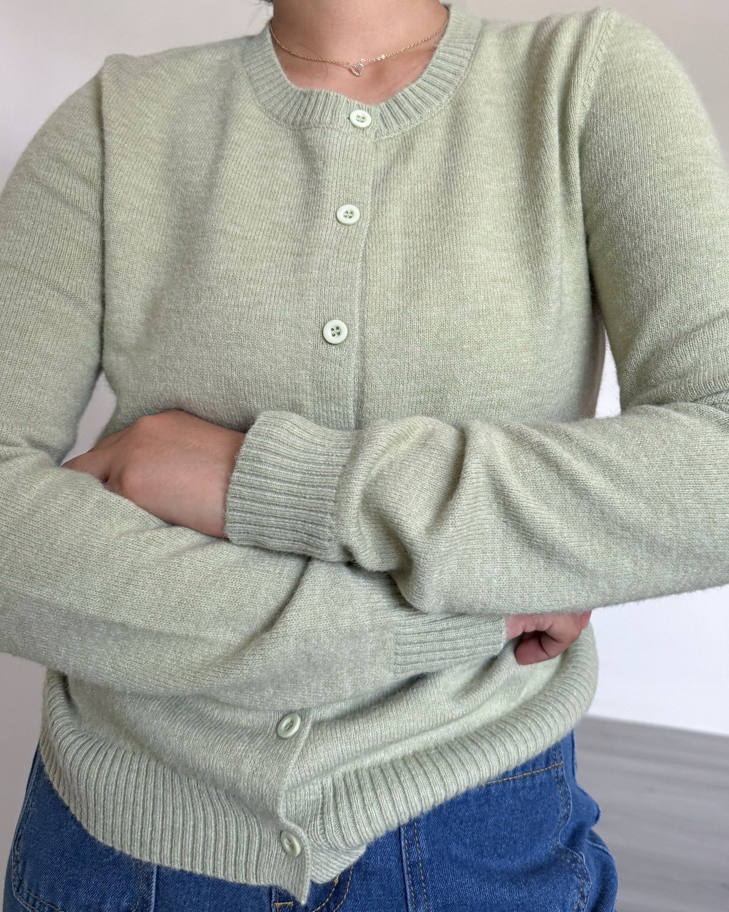 Esme Crew Neck Cardigan