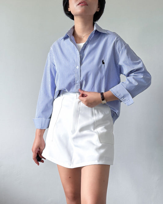 Bunny Long Sleeve Striped Shirt