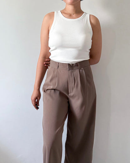 Bernice Pleated Relaxed Wide Pants