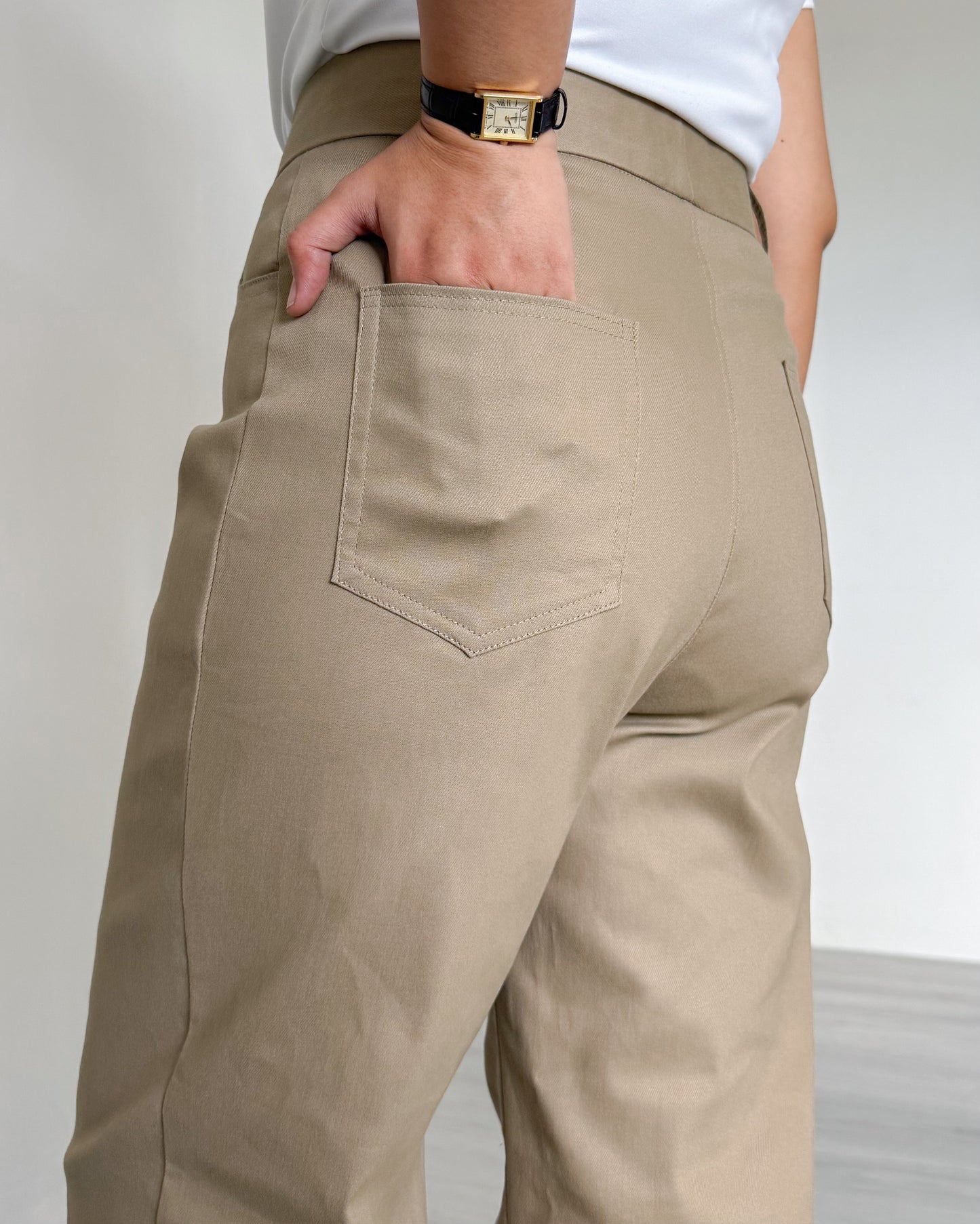 Celeste Straight Cut Structured Pants