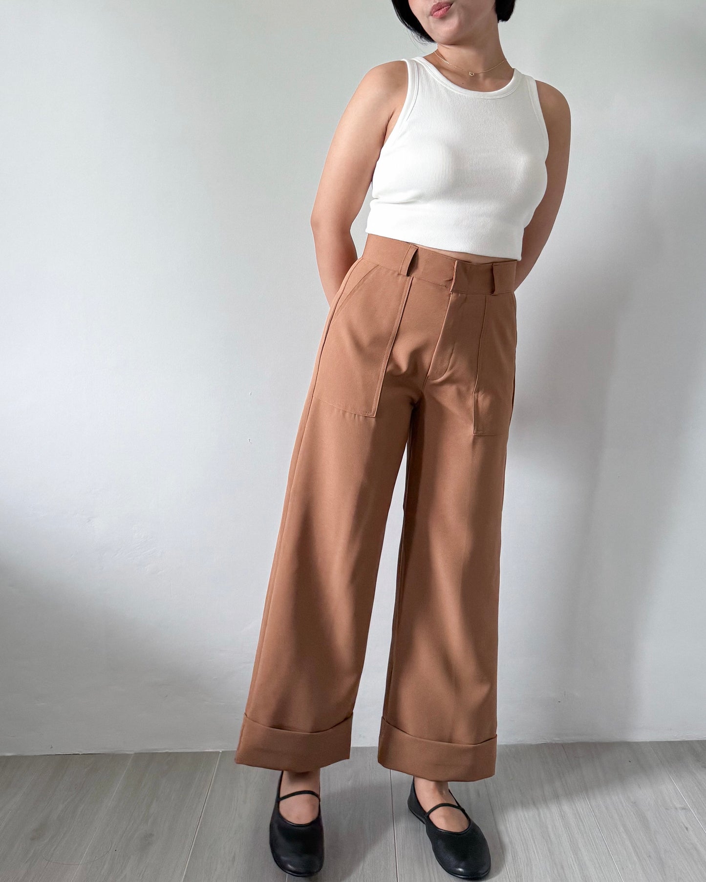 Faith Wide Straight Culottes Pants
