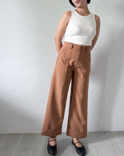 Faith Wide Straight Culottes Pants