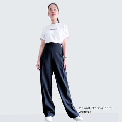 Madonna Pleated Straight Pants