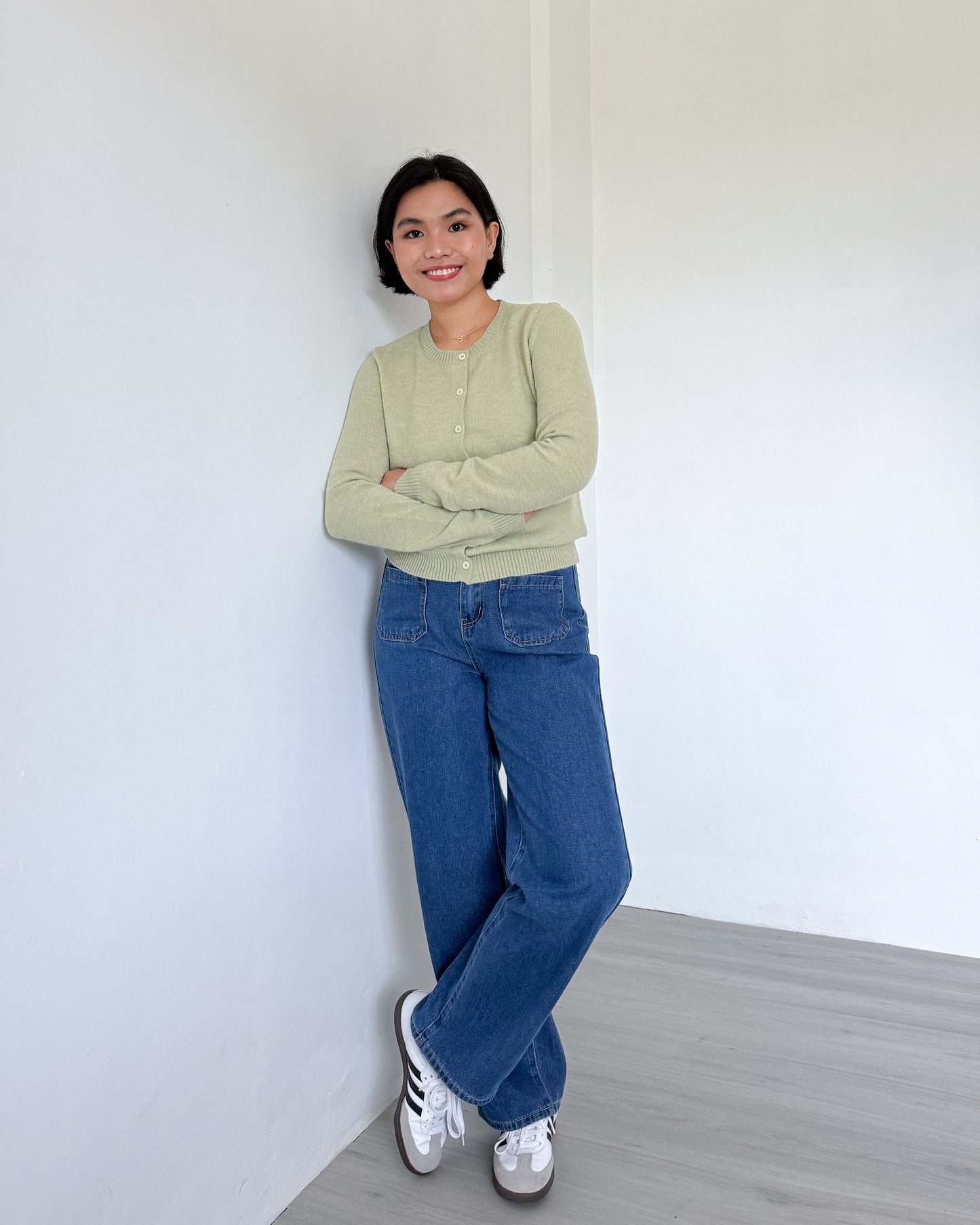 Esme Crew Neck Cardigan
