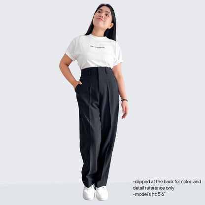 Isabela Linen Blend Straight Pants (Plus-size)