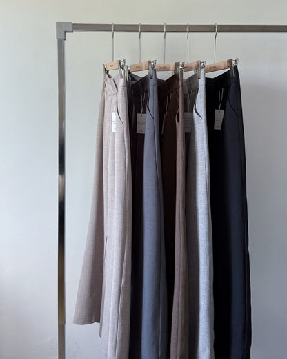 Ezra Linen Blend Wide Pants