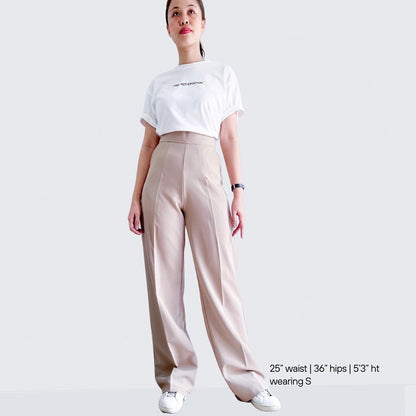 Madonna Pleated Straight Pants