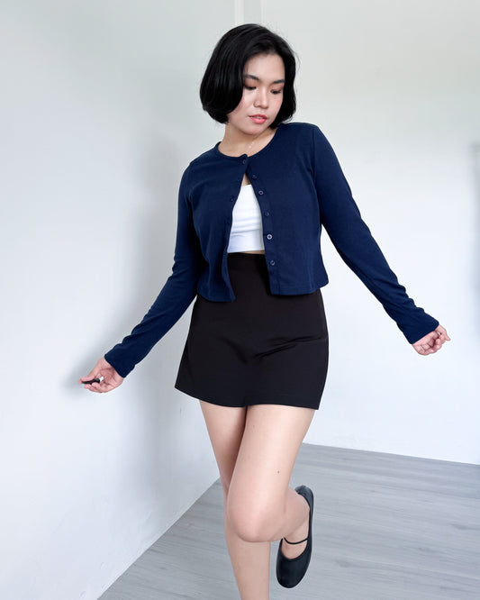 Alice Cropped Lightweight Cardigan