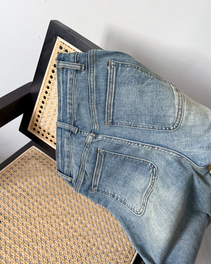 Fatima Fitted Fixed Cuff Cropped Jeans